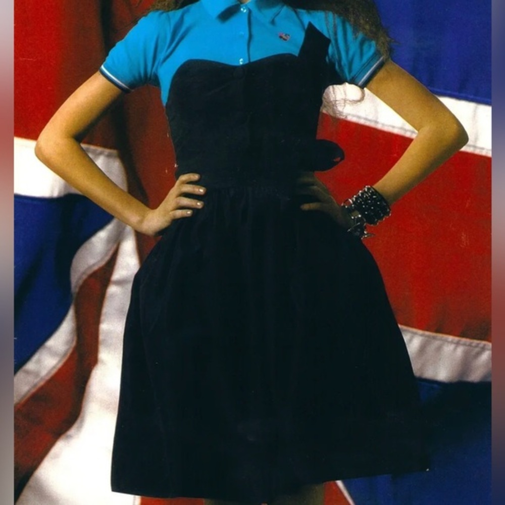 NWT Luella for Target Black Strapless Fit Flare Cocktail Party Dress, Sz 7